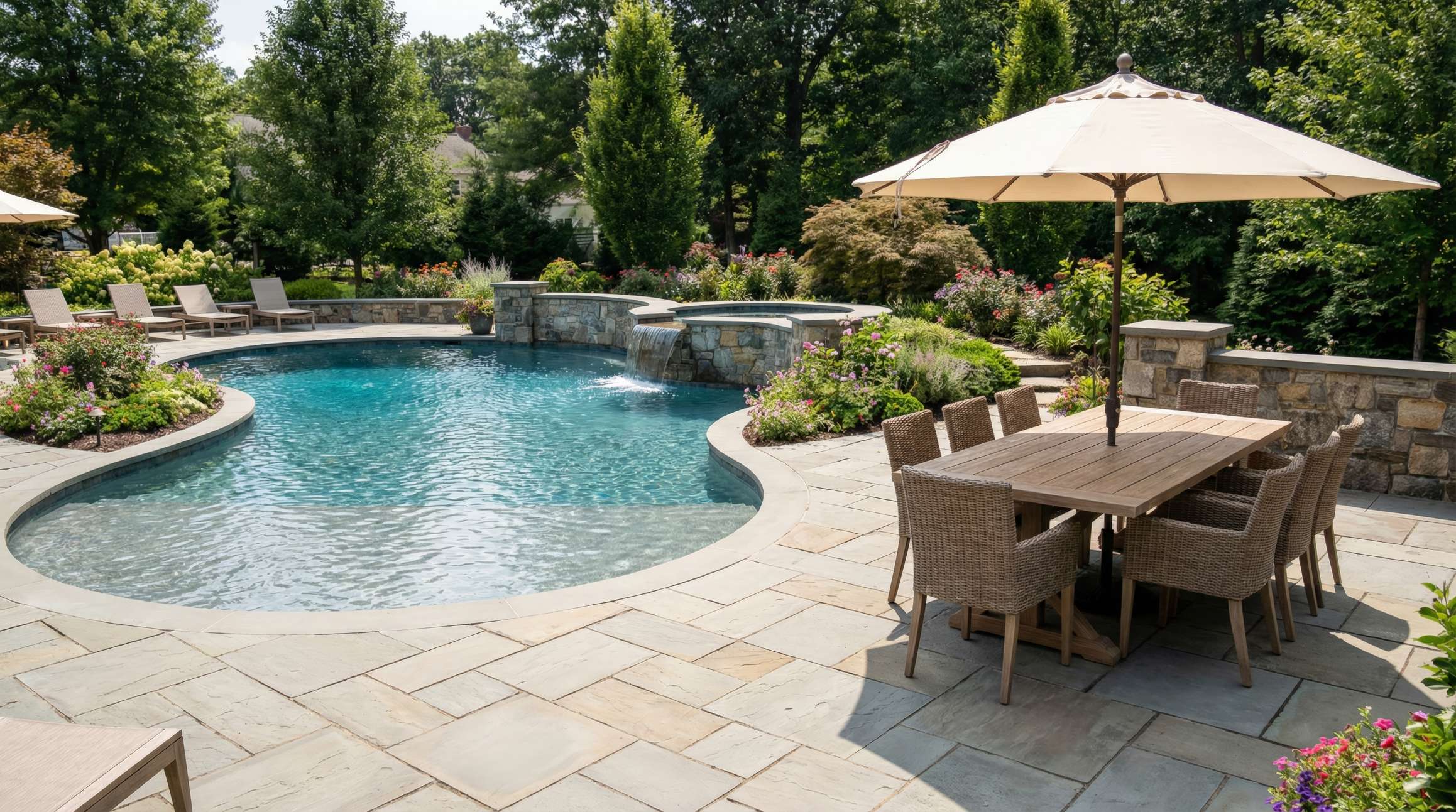 Backyard pool
