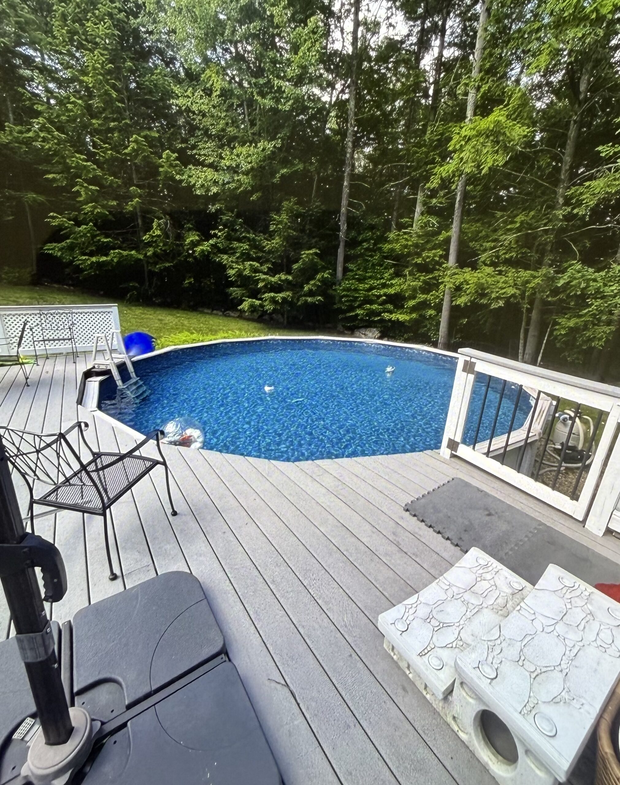 Professional above ground pool installation new hampshire